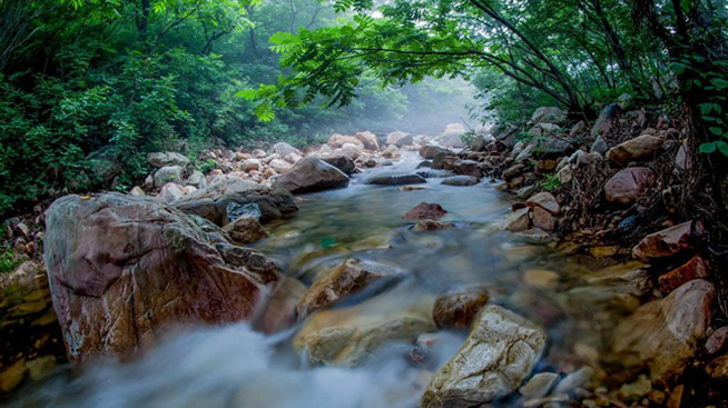 世外山水画，传奇梨木台